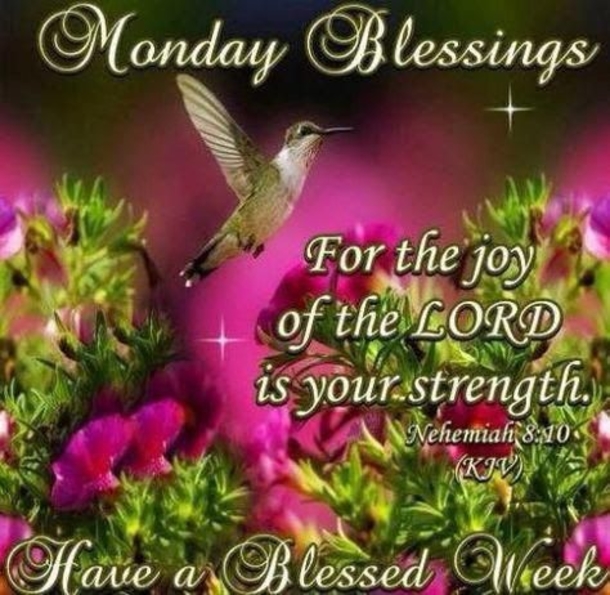 15 Happy Monday Blessing Quotes - picture 6