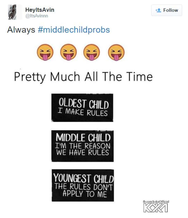 15 Reasons Why The Middle Child Is The Best Child - picture 10