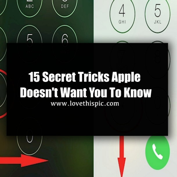 15 Secret Tricks Apple Doesn't Want You To Know