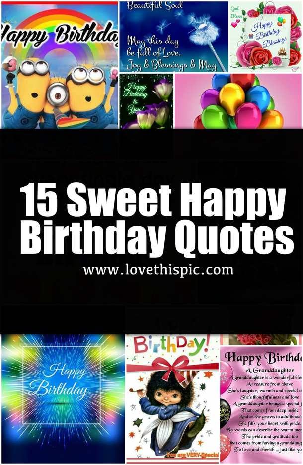 15 Sweet Happy Birthday Quotes - picture 17