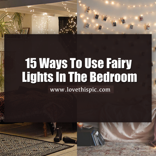 15 Ways To Use Fairy Lights In The Bedroom