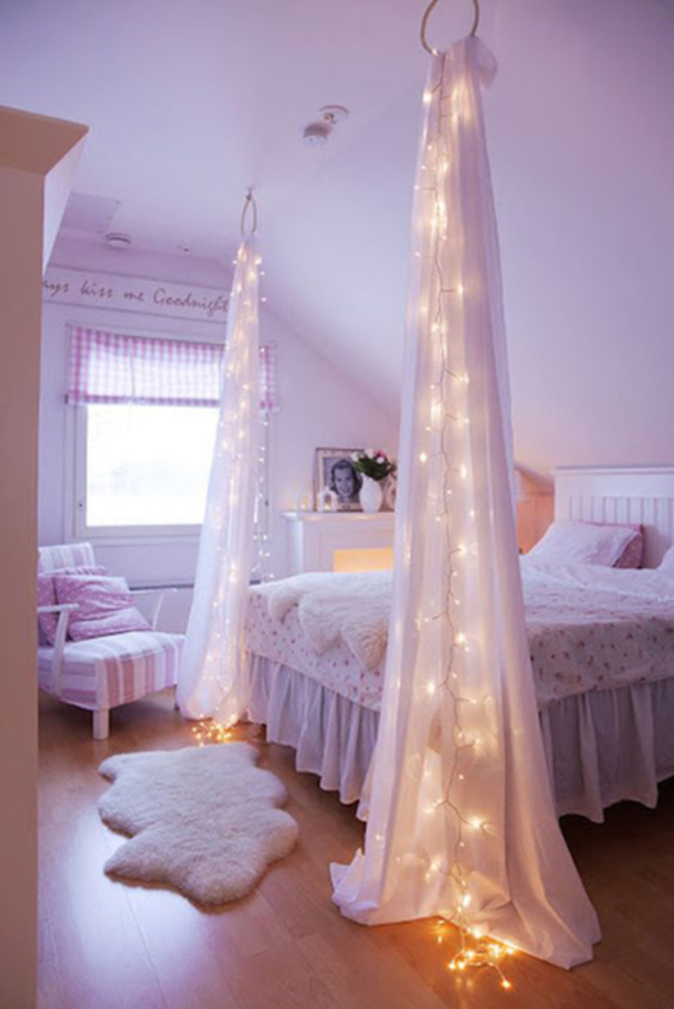 15 Ways To Use Fairy Lights In The Bedroom - picture 9