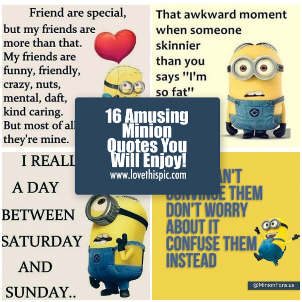 16 Amusing Minion Quotes You Will Enjoy!