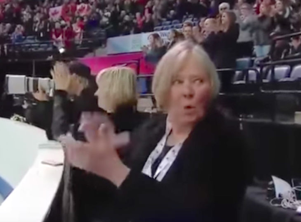 16 Ice Skaters Stand Still In Single Line Formation. Seconds Later, The Crowd Explodes! - picture 3