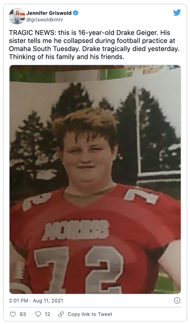 16-year-old dies after collapsing from ‘heat stroke’ during football practice: ‘He had his whole life ahead of him’ - picture 2