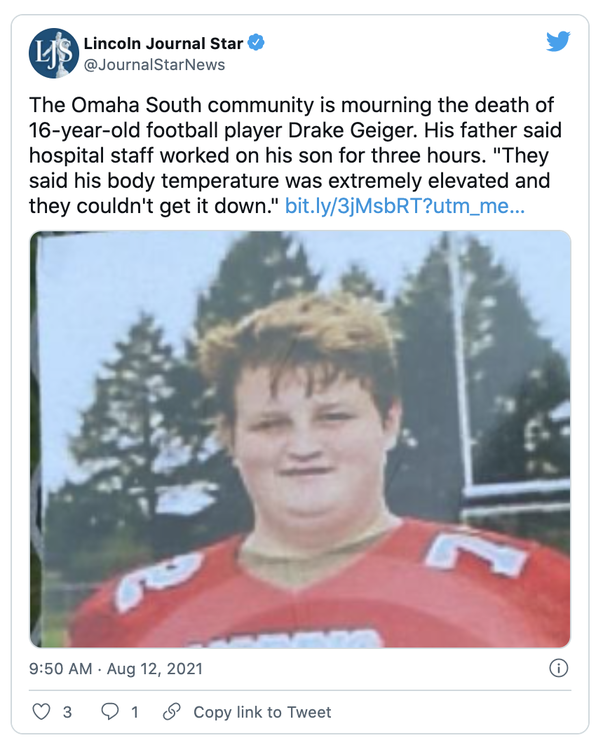 16-year-old dies after collapsing from ‘heat stroke’ during football practice: ‘He had his whole life ahead of him’ - picture 5