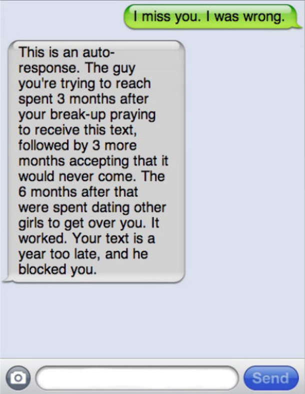 17 Perfect Replies To An Ex Through Text Messages - picture 5