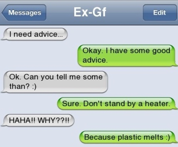 17 Perfect Replies To An Ex Through Text Messages - picture 6