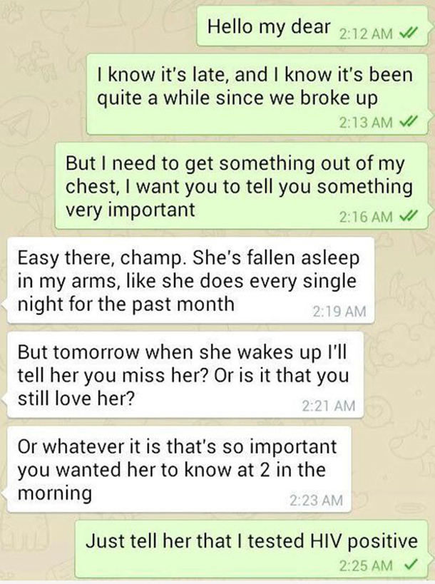 17 Perfect Replies To An Ex Through Text Messages - picture 9