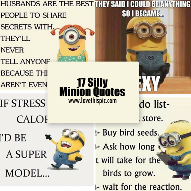 17 Silly Minion Quotes