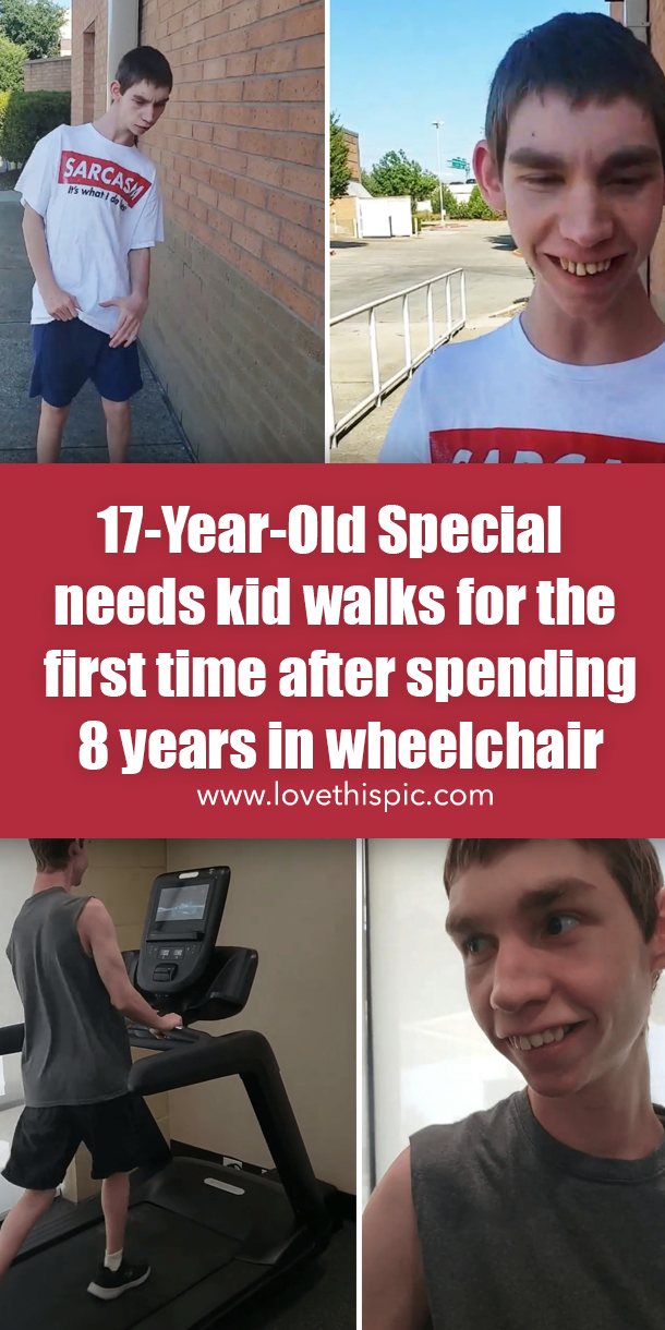 17-Year-Old Special needs kid walks for the first time after spending 8 years in wheelchair - picture 6