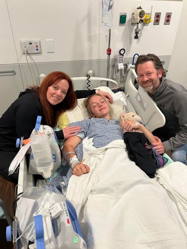 17-year-old who survived shark attack off takes first steps following leg amputation - picture 2