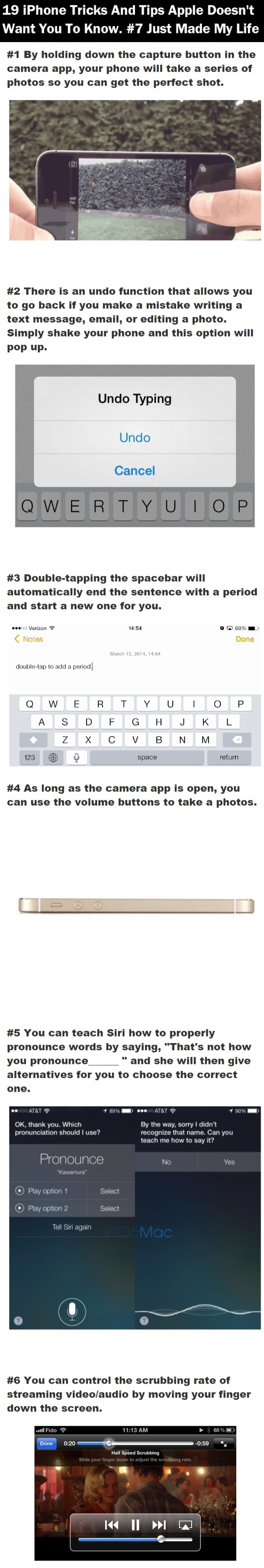 19 Amazing iPhone Tips And Tricks You Didn't Know You Could Do. #7 Just Made My Life!