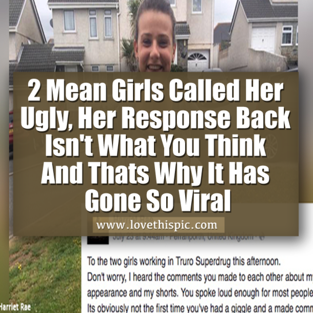 2 Mean Girls Called Her Ugly, Her Response Back Isn't What You Think And Thats Why Is Has Gone So Viral