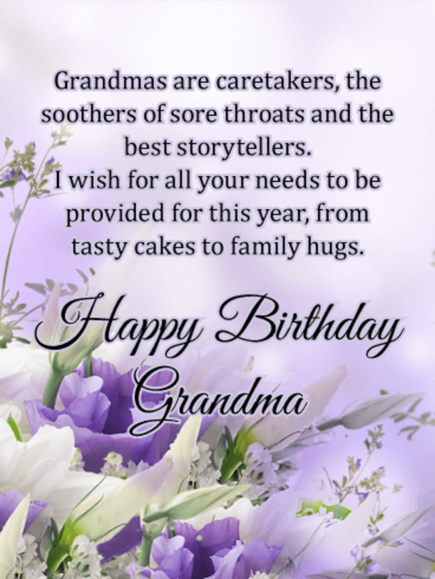20 Best Birthday Wishes For Grandma - picture 2