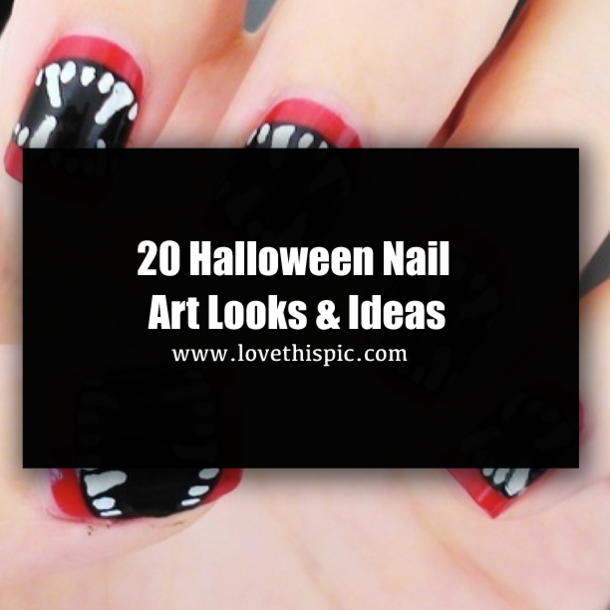 20 Halloween Nail Art Looks & Ideas