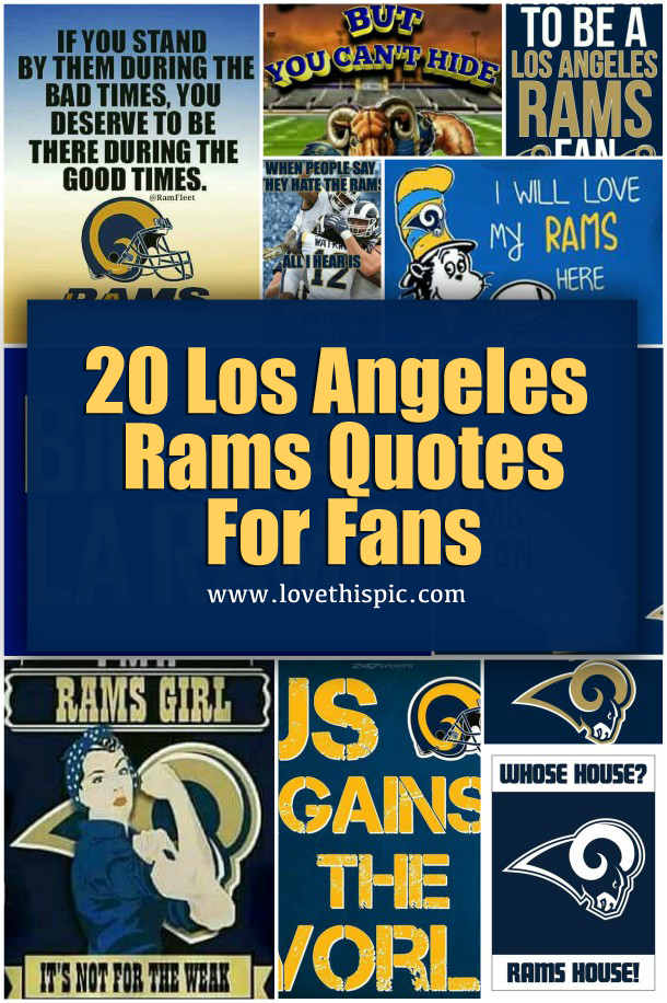 20 Los Angeles Rams Quotes For Fans - picture 21