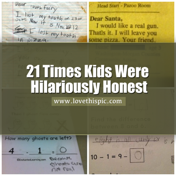 21 Times Kids Were Hilariously Honest