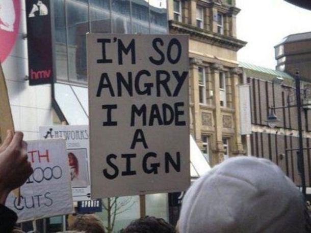 23 Protest Signs That Definitely Got Our Attention - picture 2