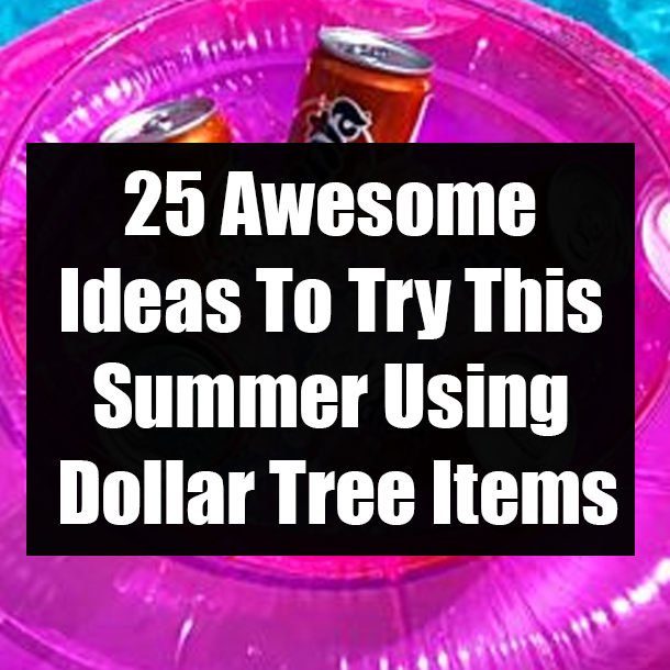 25 Awesome Ideas To Try This Summer Using Dollar Tree Items