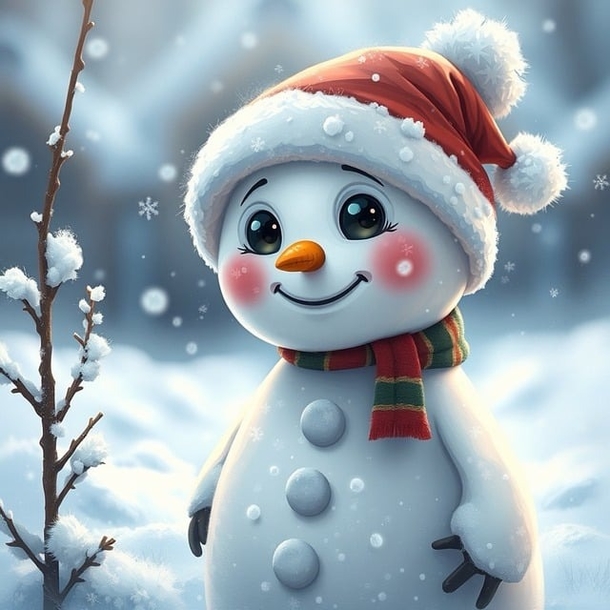 25 Beautiful AI-Generated Snowman Pictures / Images to Brighten Your Holiday - picture 11