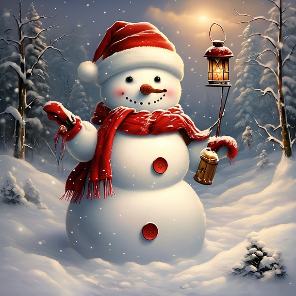 25 Beautiful AI-Generated Snowman Pictures / Images to Brighten Your Holiday - picture 20