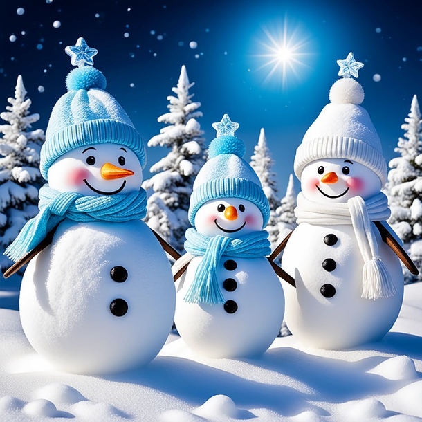 25 Beautiful AI-Generated Snowman Pictures / Images to Brighten Your Holiday - picture 22