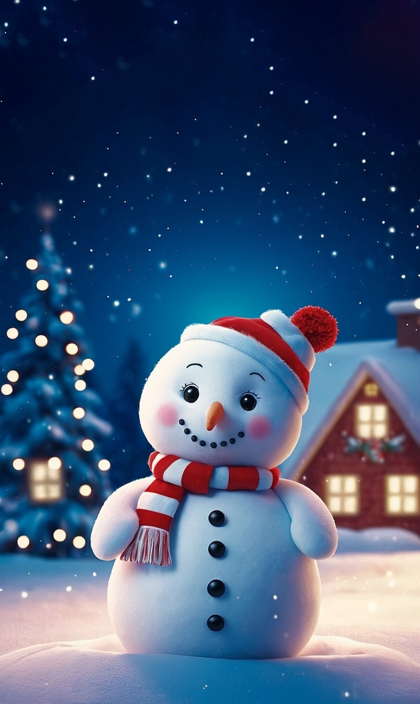 25 Beautiful AI-Generated Snowman Pictures / Images to Brighten Your Holiday - picture 25