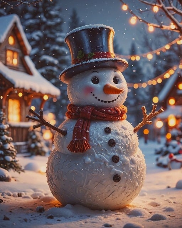 25 Beautiful AI-Generated Snowman Pictures / Images to Brighten Your Holiday - picture 6