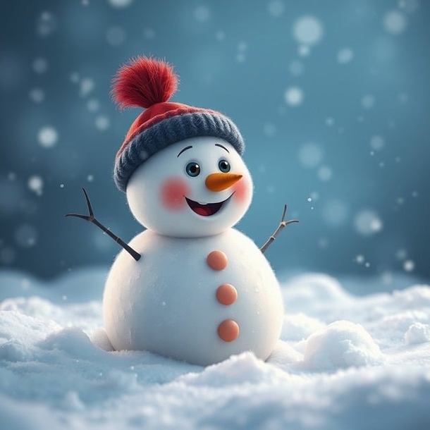 25 Beautiful AI-Generated Snowman Pictures / Images to Brighten Your Holiday - picture 9