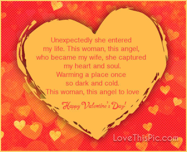 25+ Romantic Happy Valentine's Day Quotes For Wife - picture 6