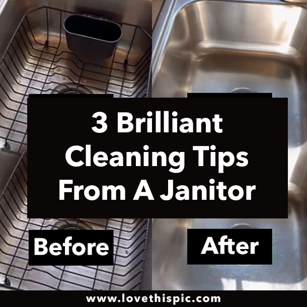 3 Brilliant Cleaning Tips From A Janitor
