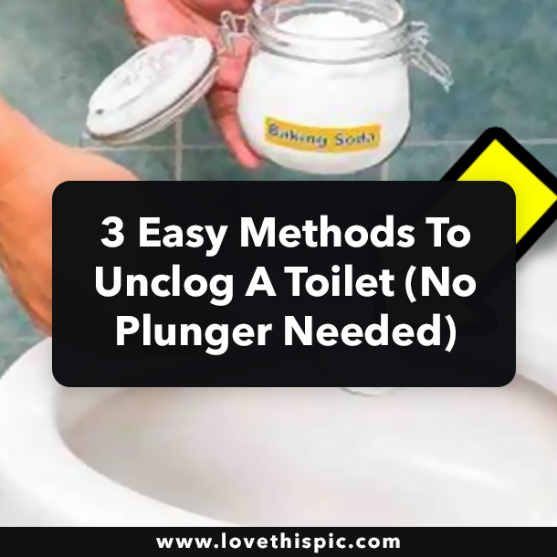 3 Easy Methods To Unclog A Toilet (No Plunger Needed)