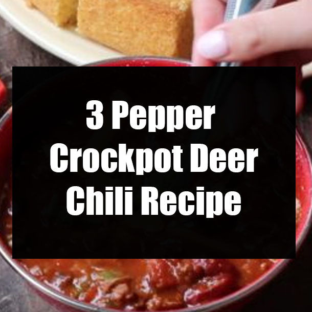 3 Pepper Crockpot Deer Chili Recipe
