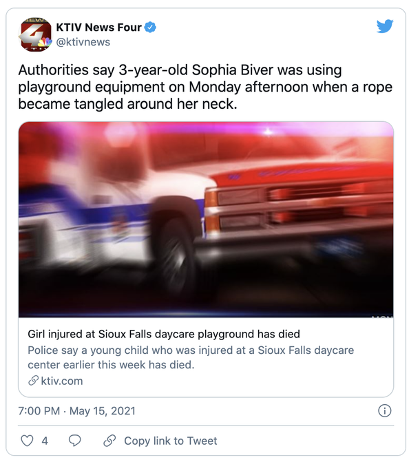 3-year-old girl hospitalized for 2 days after tragic accident in daycare playground has passed away – send prayers - picture 3