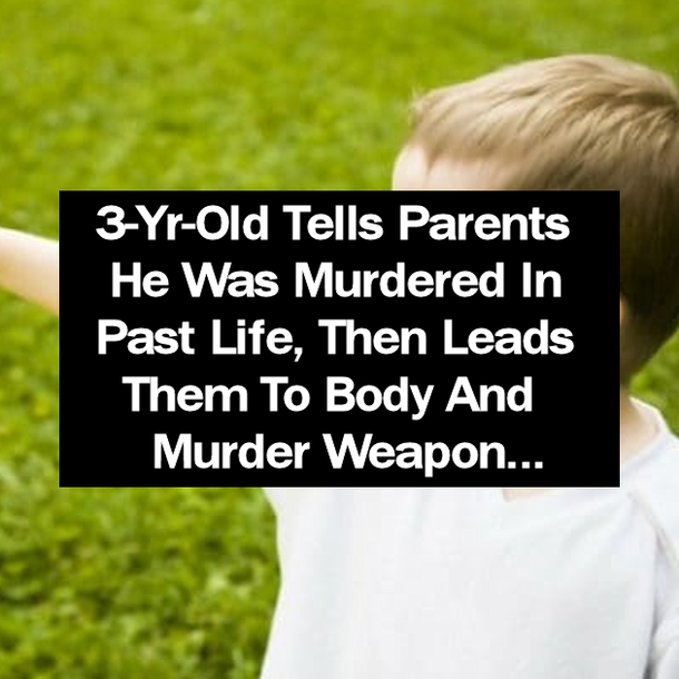 3-Yr-Old Tells Parents He Was Murdered In Past Life, Then Leads Them To Body And Murder Weapon…