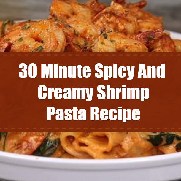 30 Minute Spicy And Creamy Shrimp Pasta Recipe