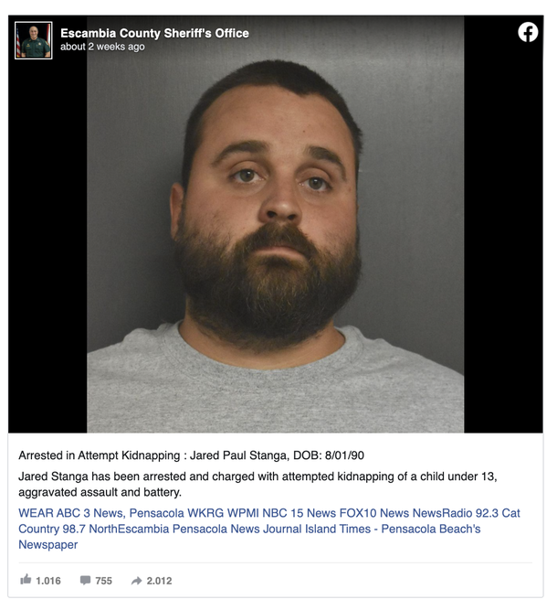 30-year-old Florida man arrested after footage captures him attempting to kidnap 11-year-old at bus stop - picture 2