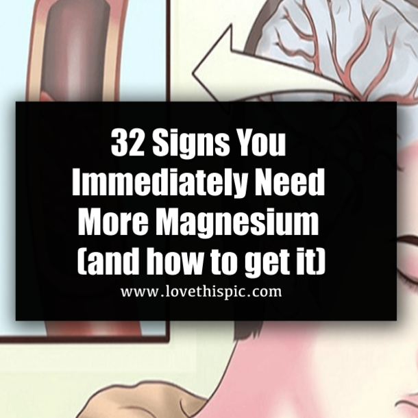 32 Signs You Immediately Need More Magnesium (and how to get it)