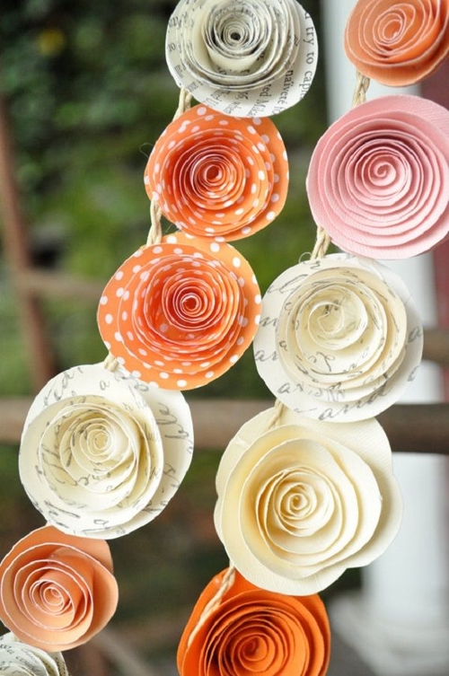 10 Spring Garland Craft Ideas