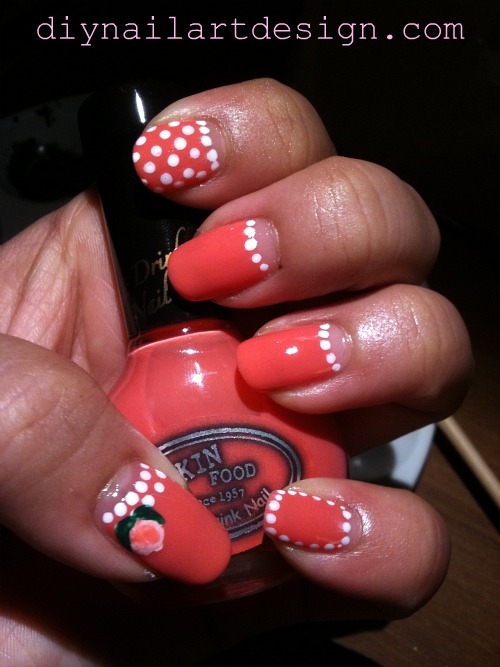 10 Hot Coral Nail Art Designs