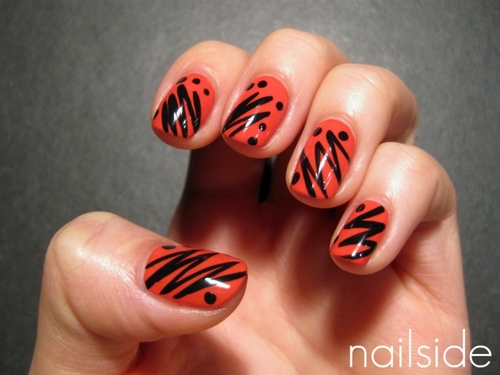 10. Coral and Marble Nail Art - wide 7