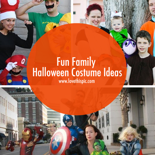 Fun Family Halloween Costume Ideas