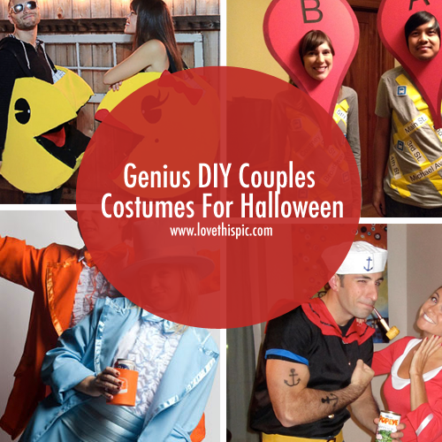 Genius DIY Couples Costumes For Halloween