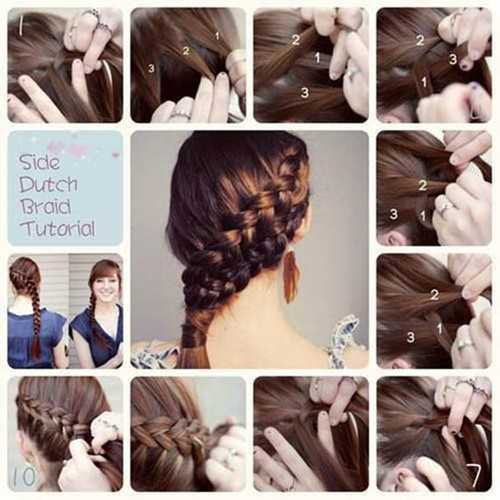 Side Hairdo DIY Tutorials For Girls