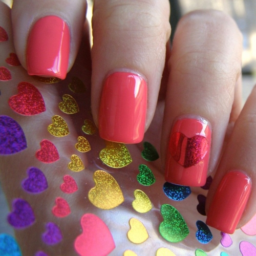 Cute Valentines Day Nail Art Ideas