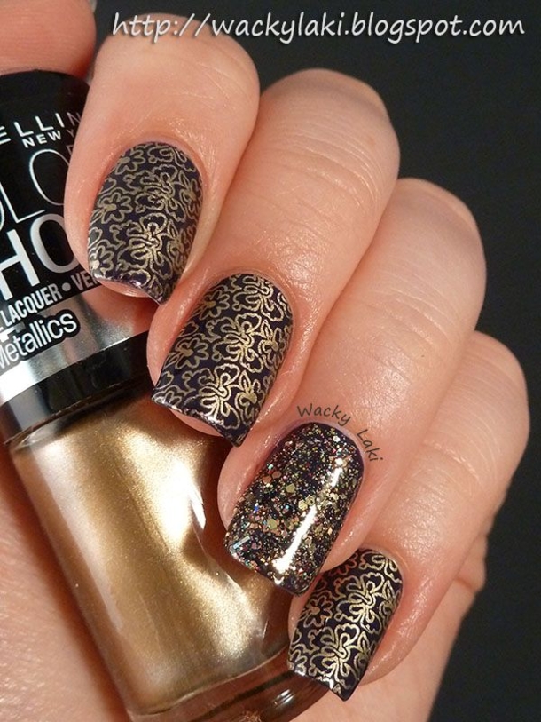 10 Pretty Gold Nails That Stand Out