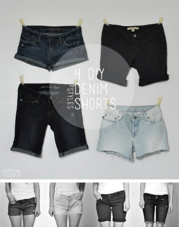 30 Summer DIY Shorts For Girls