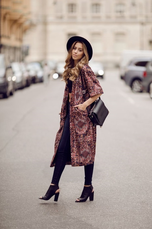 40 Summer Fashion Outfits With Kimonos - picture 16