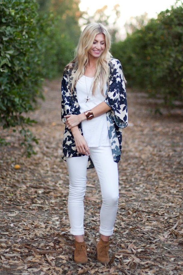 40 Summer Fashion Outfits With Kimonos - picture 22